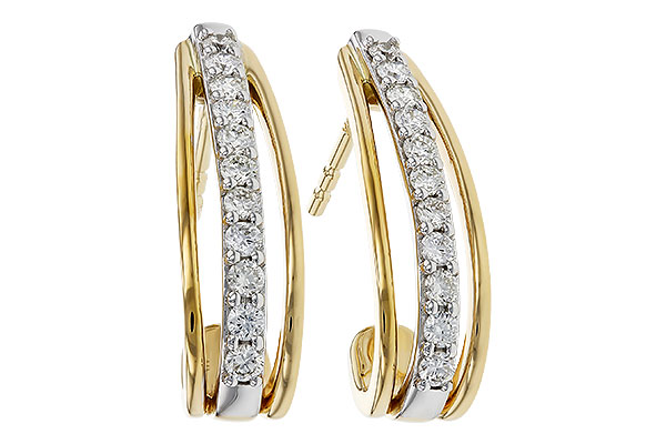 M311-16641: EARRINGS .40 TW