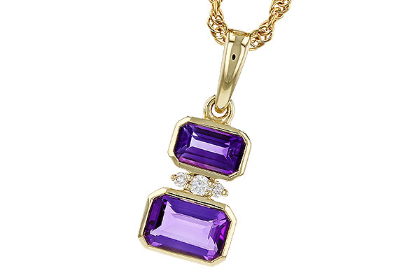 M311-17578: NECK .72 TW AMETHYST .75 TGW