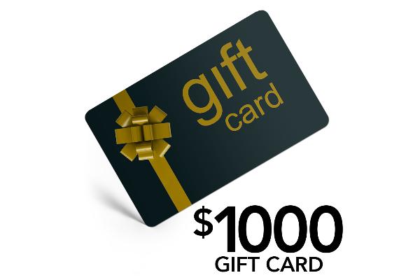 W036-61223: $1000 Gift Card